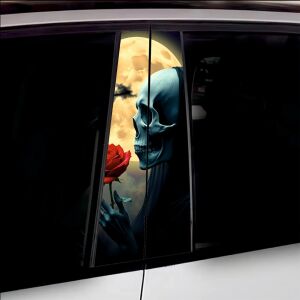 Set 2 stickere decorative pentru stalpii usilor, print autoadeziv de inalta rezolutie, dimensine 2 buc x 50 x 22 cm , cod: AVX-SSU-08 141212584 - Abțibilduri auto.