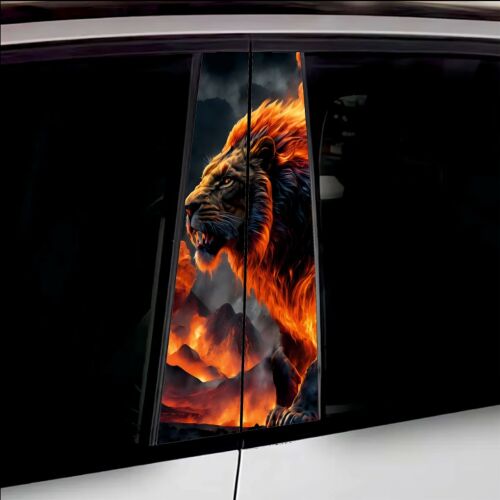 Set mit 2 dekorativen Aufklebern für Türsäulen, hochauflösender selbstklebender Druck, Maße 2 Stück x 50 x 22 cm, Code: AVX-SSU-11 141212590