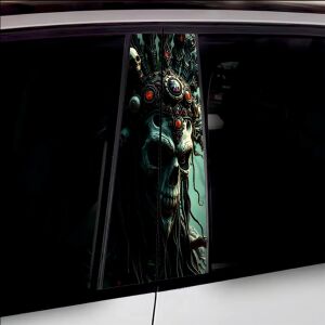 Set 2 stickere decorative pentru stalpii usilor, print autoadeziv de inalta rezolutie, dimensine 2 buc x 50 x 22 cm , cod: AVX-SSU-13 141212589 - Abțibilduri auto.