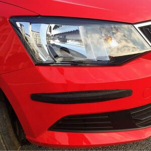 Satz mit 2 Stoßstangenschutzleisten, Farbe Schwarz, Carbon-Finish 141212622 - Auto-Zierstreifen