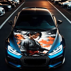 Folie Capota Auto "Hood Art" rezistenta la exterior, marime M (165 x 120cm) - Cod: AVX-CAPOTA-005M 141212655 - Abțibilduri auto.