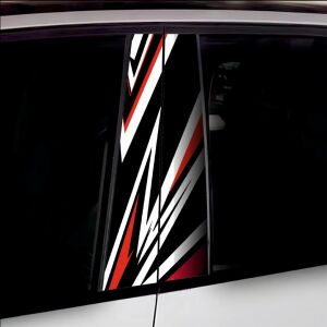 Set 2 stickere decorative pentru stalpii usilor, print autoadeziv de inalta rezolutie, dimensine 2 buc x 50 x 22 cm , cod: AVX-SSU-29 141212699 - Abțibilduri auto.