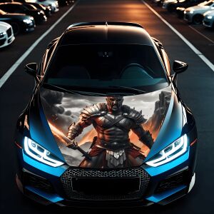 Folie Capota Auto "Hood Art" rezistenta la exterior, marime L (180 x 130cm) - Cod: AVX-CAPOTA-007L 141212795 - Abțibilduri auto.