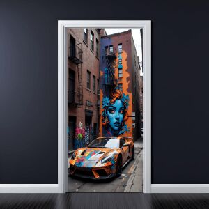 Цветно печатно фолио за декорация на врата, размер 200 x 90 см, модел: AVX-DR01 141212807 - Falpanel & Falmatrica