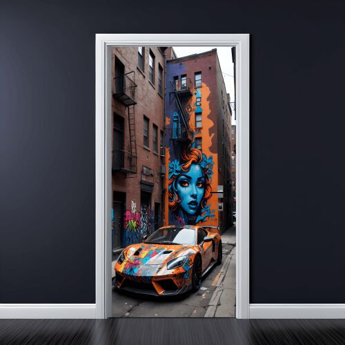 Цветно печатно фолио за декорация на врата, размер 200 x 90 см, модел: AVX-DR01 141212807