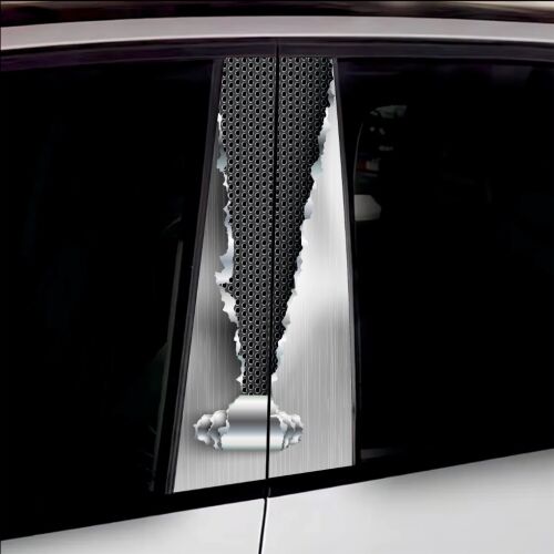 Set 2 stickere decorative pentru stalpii usilor, print autoadeziv de inalta rezolutie, dimensine 2 buc x 50 x 22 cm , cod: AVX-SSU-06