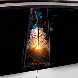 Set 2 stickere decorative pentru stalpii usilor, print autoadeziv de inalta rezolutie, dimensine 2 buc x 50 x 22 cm , cod: AVX-SSU-17 141212890 - Abțibilduri auto.