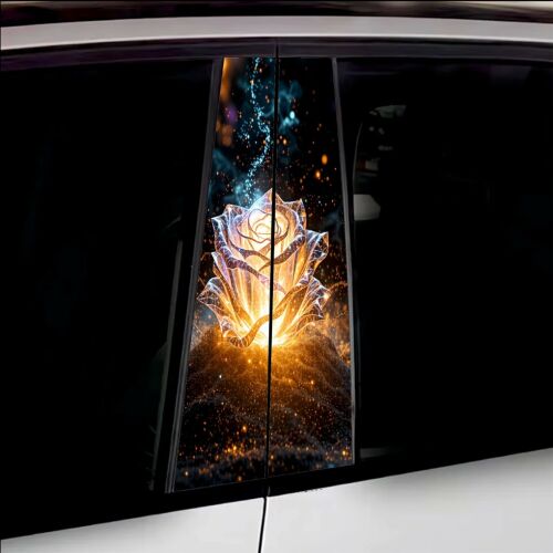 Set 2 stickere decorative pentru stalpii usilor, print autoadeziv de inalta rezolutie, dimensine 2 buc x 50 x 22 cm , cod: AVX-SSU-17 141212890