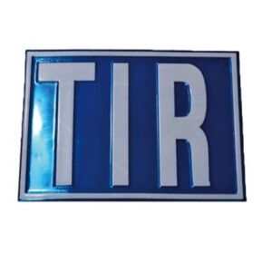 Kovový štítok TIR vyrobený z reliéfnej ocele 141212911 - Kovové dosky