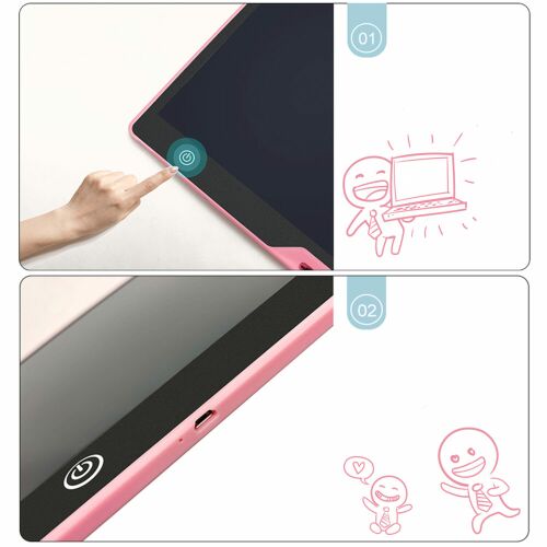 16-Zoll-Grafiktablett für Kinder, Farbe Pink, AVX-WT-RYMT-1201-BK-PINK 141213011