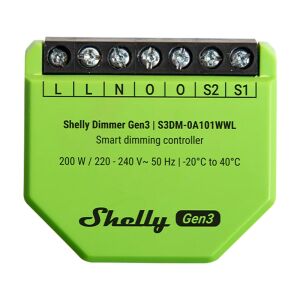 Shelly Wifi Dimmer Gen3 Vezeték Nélküli Otthon Világítás Vezérléséhez 141259878 - Fényerőszabályzó & Dimmer