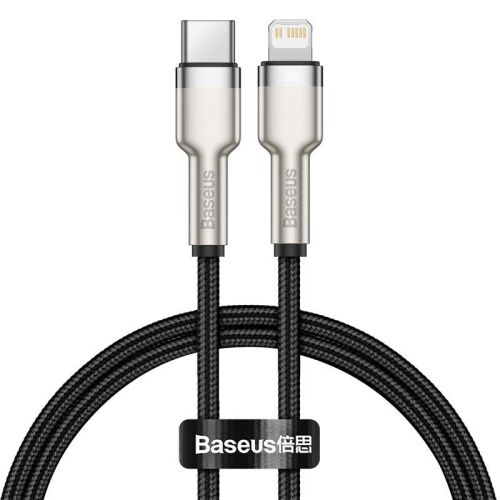 Kabel danych Baseus Cafule USB-C do Lightning 0,25 m PD 20 W czarny 141263190