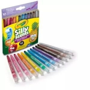 Crayola Silly Scents: Illatos csavarozható zsírkréta -12 db-os készlet