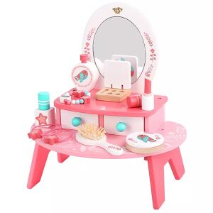 Ružový kozmetický stolík 141272398 - Kozmetické stolíky, make up sety, vône