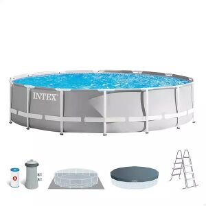 Intex: Prism Frame fémvázas prémium medence szett - 457 x 107 cm 141273116 - Kerékpár kiegészítő