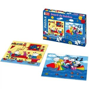 Bogyó i Babóca: Tęczowy statek - puzzle z 12 i 20 elementów 141274159 - Puzzle