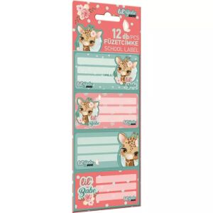 Lollipop: Lil Babe Notizbuch-Etiketten, 12 Stück 141274869 - Buchetiketten