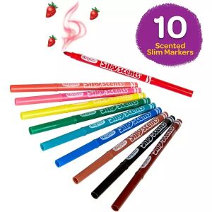 Crayola: 10 cienkich, zmywalnych markerów 141275874 - Filctoll
