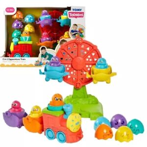 Tomy Toomies: Zábavný park Veselé vtáčiky 141276713 - Vlak, železničný prvok, diaľnica