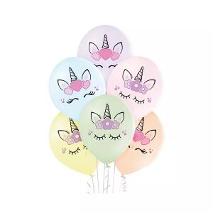 Pastell-Einhornballons, perfekt für Geburtstagsdekorationen - Luftballons