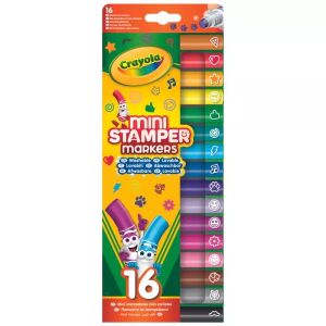Crayola: Zestaw mini markerów - 16 sztuk 141278290 - Filctoll