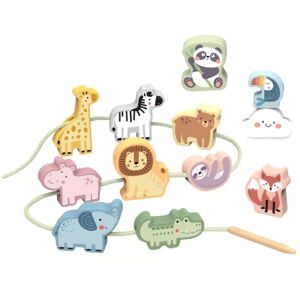 Tooky Toy: Felfűzhető vadállatok - 12 db állatkával