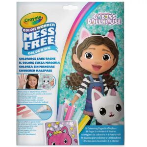 Crayola Color Wonder: Gabby's Dollhouse - zestaw do kolorowania 141278790 - Książka dla dzieci i młodzieży