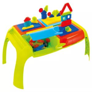 Bloko masă de joacă modulară pliabilă cu blocuri de construcție țepoase, compartiment de depozitare - Jocuri de constructie - Lego