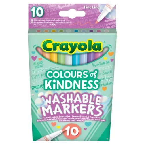 Crayola: Kedves szavak vékonyhegyű filctoll készlet - 10 db-os 141279308