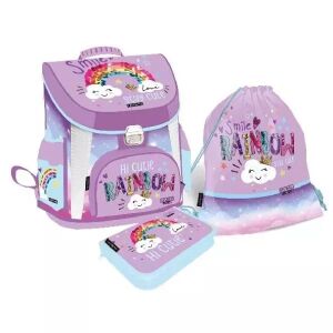 Lollipop: Stay Cute Premium-Rucksack-Set mit Regenbogenmuster - 3-teilig 141280334 - Schulranzen-Set