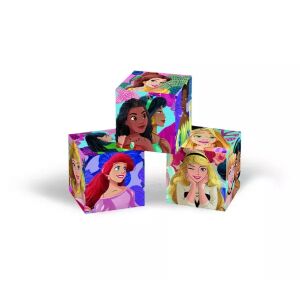 Clementoni: Disney Princezné kocky - 6 ks 141281238 - Clementoni Puzzle