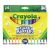 Crayola: Tompahegyű, lemosható filctoll - 24 db-os 141282916