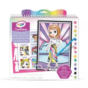 Crayola Creations: Zestaw do rysowania Art in Fashion 141283728 - Książka