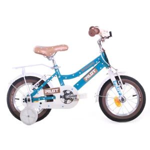 Pilot: Cremose Kinderfahrrad, Größe 14 - türkis 141284799 - Fahrrad für Kinder