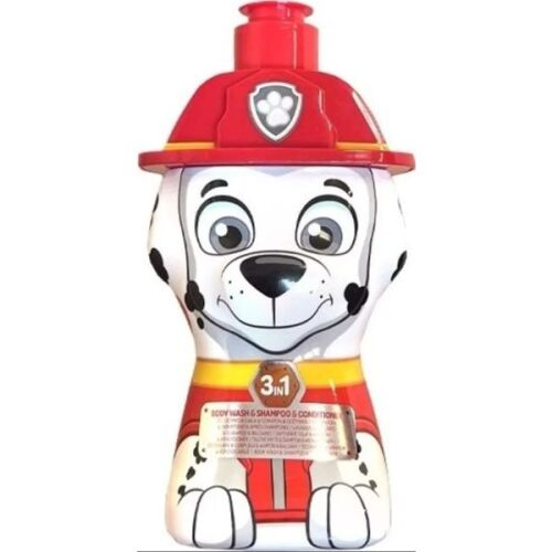 Paw Patrol: 3 v 1 šampón, gél a sprchová pena vo fľaši v tvare Marshalla - 400 ml