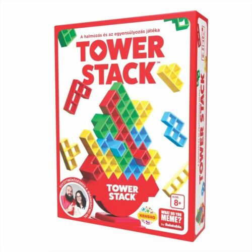 Кутия за игра Tower Stack, игра за баланс Kensho за деца и възрастни