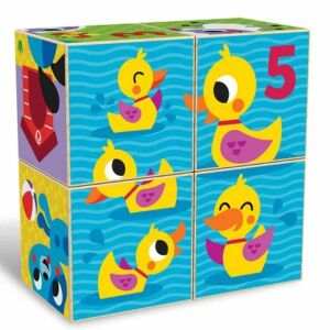 Kids Hits Farm Állatos puzzle kocka - Kacsa - Baba puzzle