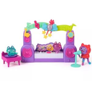 Gabby's Dollhouse DJ Catnip i Cakey Cat Figure Paw-some Party Story Set - Spin Master