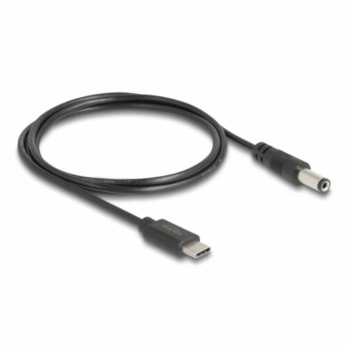 Delock USB-C - DC 5,5 x 2,1 mm tápkábel, 1 m - DC kábel