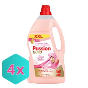 Passion Gold öblítő koncentrátum orchidea illat 4L / 160 öblítés KARTON - 4db 141300177 - Öblítő