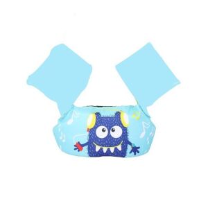 Vesta de salvare pentru copii cu aripioare de inot, Flippy, Albastru, Model monstru 141302474 - Karúszó