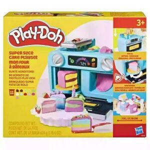 Play-Doh Super Slice Cake Playset, hračka rúra pre deti, hračka na zdobenie tort - Hasbro Plastelíny