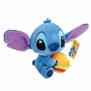 Disney Stitch Plüssjáték Burgerrel, 25cm