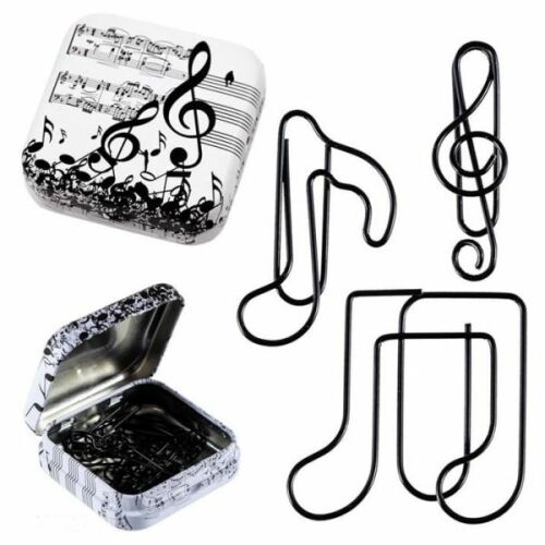 Zenei gémkapocs szett - 12 darabos - fekete hangjegyek 141322056