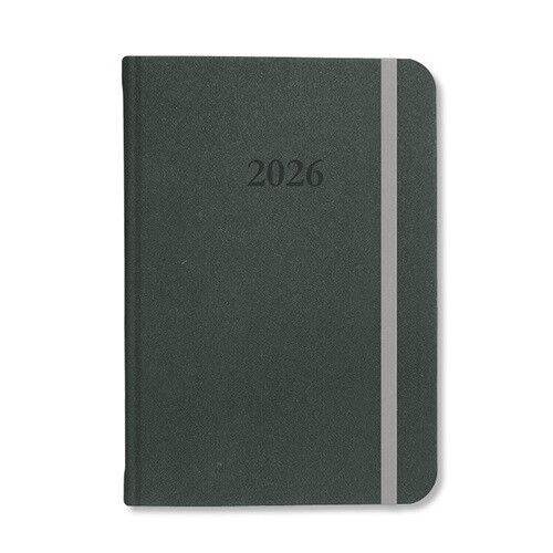Period Velour 2026 Sötétzöld Napi A/5-ös Határidőnapló