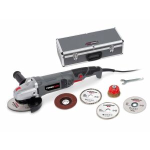 Like new! - Powerplus poweset2 Angle grinder set 900W