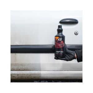 K2 TEFRO Środek do usuwania filmu drogowego przed i po czyszczeniu - K2
