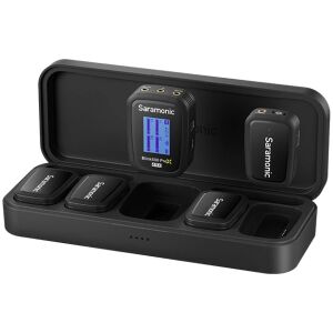 Saramonic Blink500 ProX B8 vezeték nélküli mikrofon rendszer töltőtokkal, 4 adóval és vevővel - Mikrofon