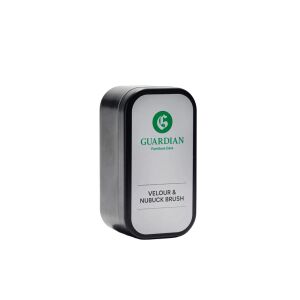 Guardian bőrápoló és tisztító kefe, eltávolítja a szennyeződéseket és megőrzi a bőr egységes megjelenését, alkalmas velúr, nubuk és fekete bőrre.