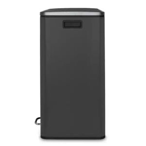 Les Collectors pedálos szemetes, 916. számú, 2x30 literes űrtartalom, 2 kivehető rekesz, ideális szelektív hulladékgyűjtéshez, csendes nyitás/zárás, ujjlenyomat-taszító rozsdamentes acél test